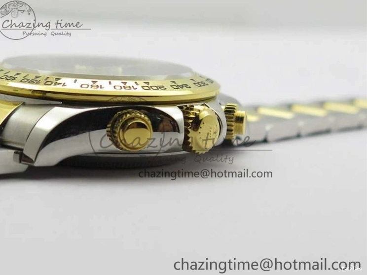MiroTime 0520 Daytona 116520 SS YG UBF Best Edition Ice Blue MOP Crystal Markers Dial on SS YG Bracelet A Casual 2936